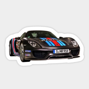 Porsche 918 Spyder - Porsche Museum Sticker